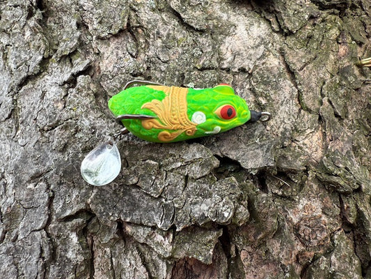 Green Drip Frog 3 inch