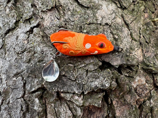 Orange Drip Frog 3 inch