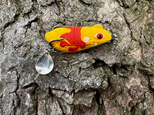 Yellow Drip Frog 3 inch